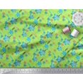 thumbnail image 2 of Soimoi polyester Crepe Fabric Leaves & Floral Print Fabric by Yard 42 Inch Wide, 2 of 5
