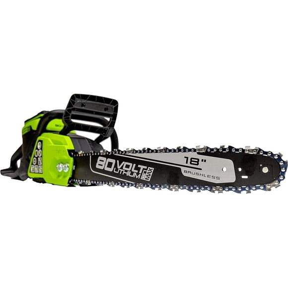 Scie à chaîne Greenworks PRO, 80 V, 18 po (Outil Seulement)