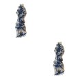 thumbnail image 1 of maskred Style With Elegant Lace Dress Applique Beautiful Florals Applique Patch Wavy blue 2Set, 1 of 6
