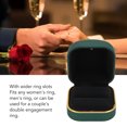 thumbnail image 4 of Gift Box With LED Light, Velvet Earrings Jewelry Case With Light, Jewellry Display Box For Wedding, Engagement, Proposal, Birthday And Anniversary, 4 of 8