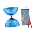 thumbnail image 2 of Lipstore Ensemble de Diabolo Chinois Amusant Portable Robuste 3 Roulements pour Enfants Débutants Extérieur Bleu, 2 of 8