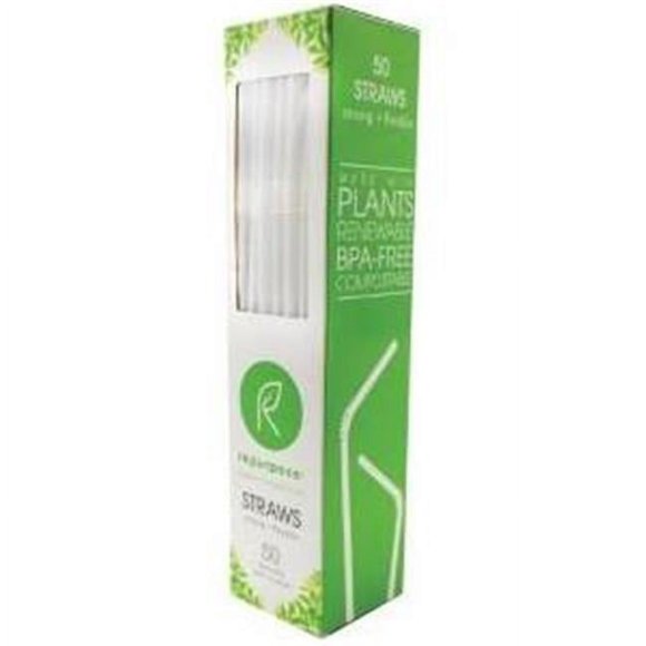 Repurpose 2173458 Compostable Straws - Case of 20 & 50 Count