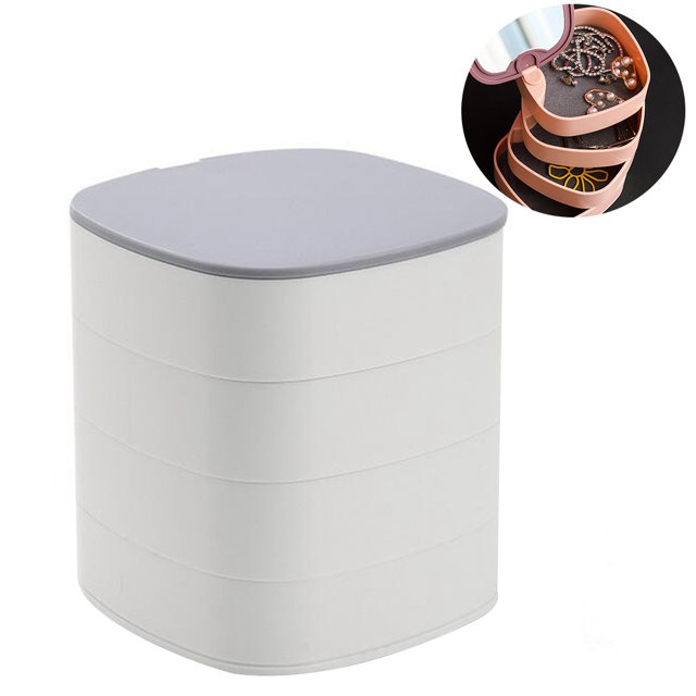 Coofit Boîte de Rangement de Bijoux Créatif Multi-Couches Boîte à Bijoux Conteneur pour la Maison