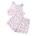thumbnail image 3 of Gupgi Woman Summer Tracksuit Letter Yes DADDY Print Tank Tops Shorts,2 PCS Set, 3 of 7