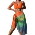 thumbnail image 1 of RKSTN Maillot de Bain pour Femmesmode Assortie Maillot de Bain Imprimé Multicolore Ajusté Froncé Maillot de Bain Deux Pièces Ensemble Maillot de Bain Décontracté Mode pour Femmes, 1 of 6