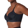 thumbnail image 1 of Leonisa Back Smoothing Bras for Women, Full Coverage Underwire Bra, Adjustable Hook & Eye Closure, Black, 1 of 4