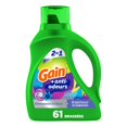 thumbnail image 2 of Gain Odour Defense Liquid Laundry Detergent, Super Fresh Blast Scent, 2 in 1, Laundry Detergent Liquid Soap, HE compatible, 2.6 Litres, 61 Wash Loads, 2 of 24