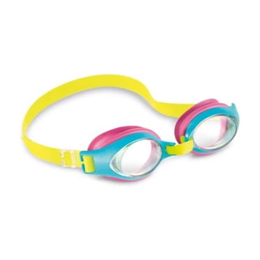Lunettes de Plongée Junior Intex pour Enfants, À partir de 3-8 ans, Sangle Ajustable et Verres en Polycarbonate