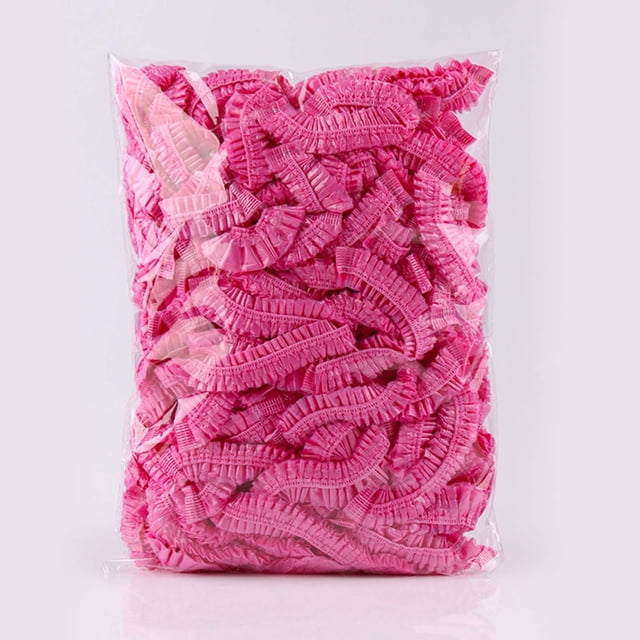 Bonnets de Douche Jetables en Vrac, Grand, Élastique, Cheveux, Design Transparent, pour Femmes, Voyage, Maison, Salon, Usage