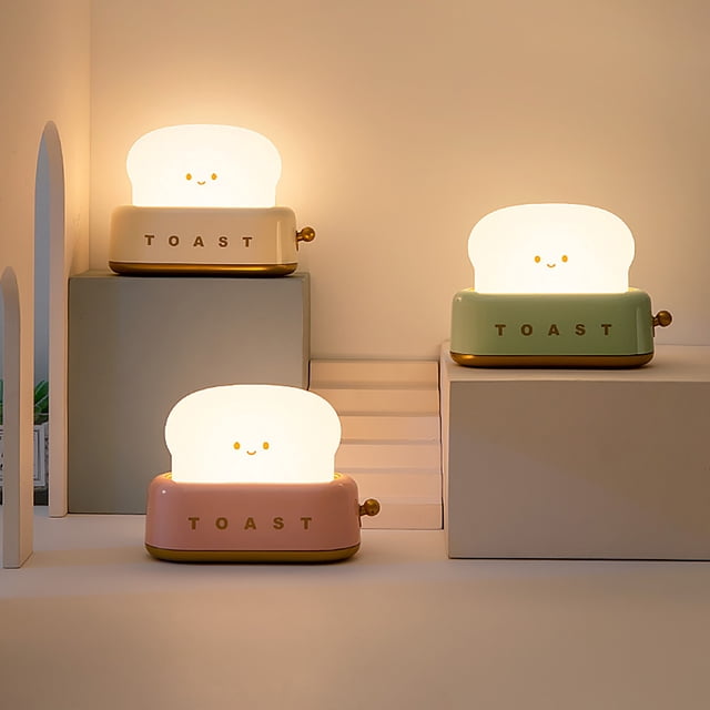 Vaidha Toaster Night Gift Festive Lamp Bedroom Bedside With Sleep Timer Lamp