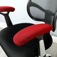 thumbnail image 3 of Office Chair Armrest Covers Removable Arm Rest Stretch Protector Cover AU Red, 3 of 6