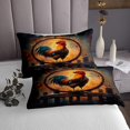 thumbnail image 3 of Rooster Quilt Set Dreamcatcher Bedspread Set Queen,Boho Feather Coverlet&nbsp;Set Farm Animals Quilted,Exotic Bohemian Decor, 3 of 5