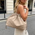 thumbnail image 3 of Nylon Versatile Large Tote Bag For Work And Travel With Classic Shoulder Strap And Easy Carry Handles, 3 of 4