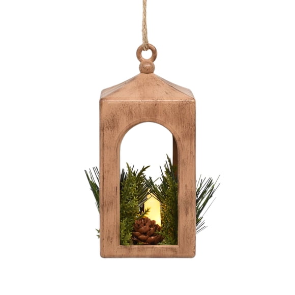 Lanterne LED à temporisation pour vacances, 15 cm