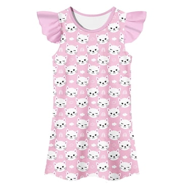 Robe de Princesse pour Filles, Robe Décontractée Mignonne pour Tout-Petits, Rose Clair 110/3 Ans-4 Ans