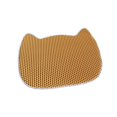 thumbnail image 2 of Tapis de Litière pour Chat à Double Couche Résistant aux Égratignures Grand Fournitures pour Chats d'Intérieur Réutilisable Orange, 2 of 9