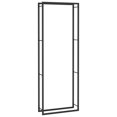 thumbnail image 1 of vidaXL Firewood Rack Storage Fire Log Stand Stacker Holder Matt Black Steel, 1 of 6