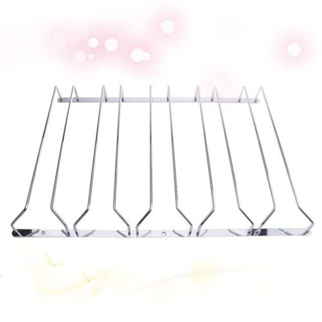 1 Pcs Support Mural en Acier Inoxydable pour Verres à Vin