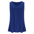 thumbnail image 4 of LSLJS Débardeurs pour Femmes Blouse d'Été Décontractée Sans Manches pour Femmes Hauts à Col Rond T-Shirt Uni Gilet pour Femmes, 4 of 6