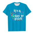 thumbnail image 4 of TZEWGL T-Shirts For Child Back To School Season Printed Short Sleeve Crewneck Clothes For Baby size 2-4T, 4 of 4