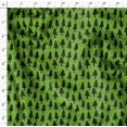 thumbnail image 4 of Soimoi Green polyester Crepe Fabric Snow & Cedar Tree Print Sewing Fabric Yard 52 Inch Wide, 4 of 5