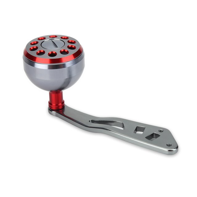 Fishing Reel Handle, Fishing Reel Rocker Durable Metal Handle Part Accessory for Abu Round Baitcast Fishing Reel