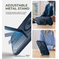 thumbnail image 3 of Dexnor for iPhone 16 Pro Case with Slide Camera Cover & Adjustable Kickstand & Built-in Screen Protector, Compatible with MagSafe Shockproof Bumper Cases Heavy-Duty Magnetic Protective Cover, Blue, 3 of 7