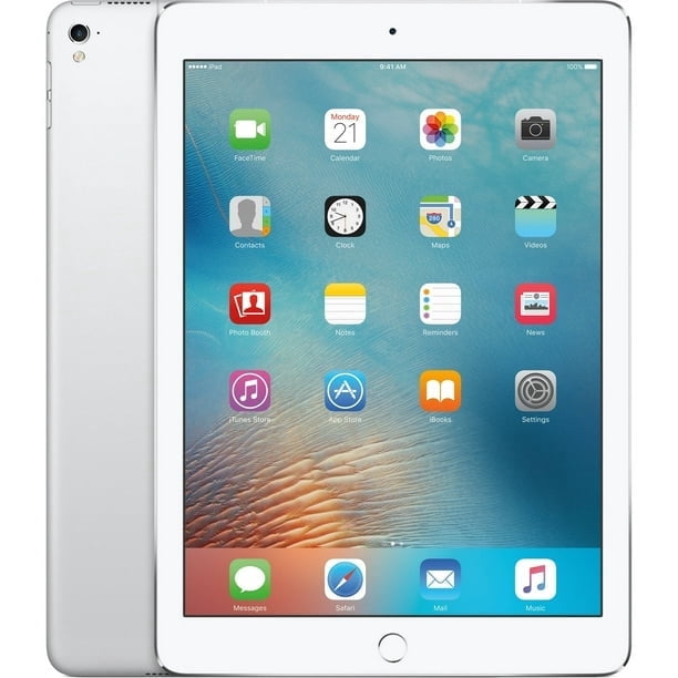 Restored Apple iPad Pro 9.7" Wi-Fi + Cellular Silver 128GB - Excellent (Certified Refurbished)
