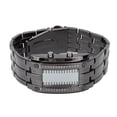 thumbnail image 2 of Electronic Clock, LED Clock Display Time Mode Binary Unique Structure Convex Arc Wrist Watch LED Water Resistant Electronic Clock, LED Wrist Watch, 2 of 7