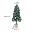 thumbnail image 4 of Feltree Christmas Tree Tabletop ArrangementMini Santa Claus ArrangementPlaced TableChristmas Tree ArrangementChristmas Holiday Decoration, 4 of 8