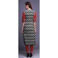 thumbnail image 4 of Bimba Kurtis Indiennes Longues Droites Imprimées à Manches 3/4 pour Femmes, Tunique d'Été, 4 of 6