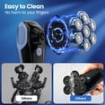 thumbnail image 4 of Sejoy 7D Head Shaver, 5 in 1 Bald Head Shavers for Men Electric Razor, LED Display, Waterproof Wet/Dry Mens Grooming Kit, 4 of 5