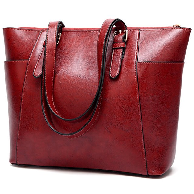Sac à Main Vintage Grande Capacité Mode Simple Sac Fourre-Tout Sac à Bandoulière