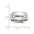 thumbnail image 3 of Mens Sterling Silver 8mm Comfort Fit Wedding Band Ring, 3 of 4