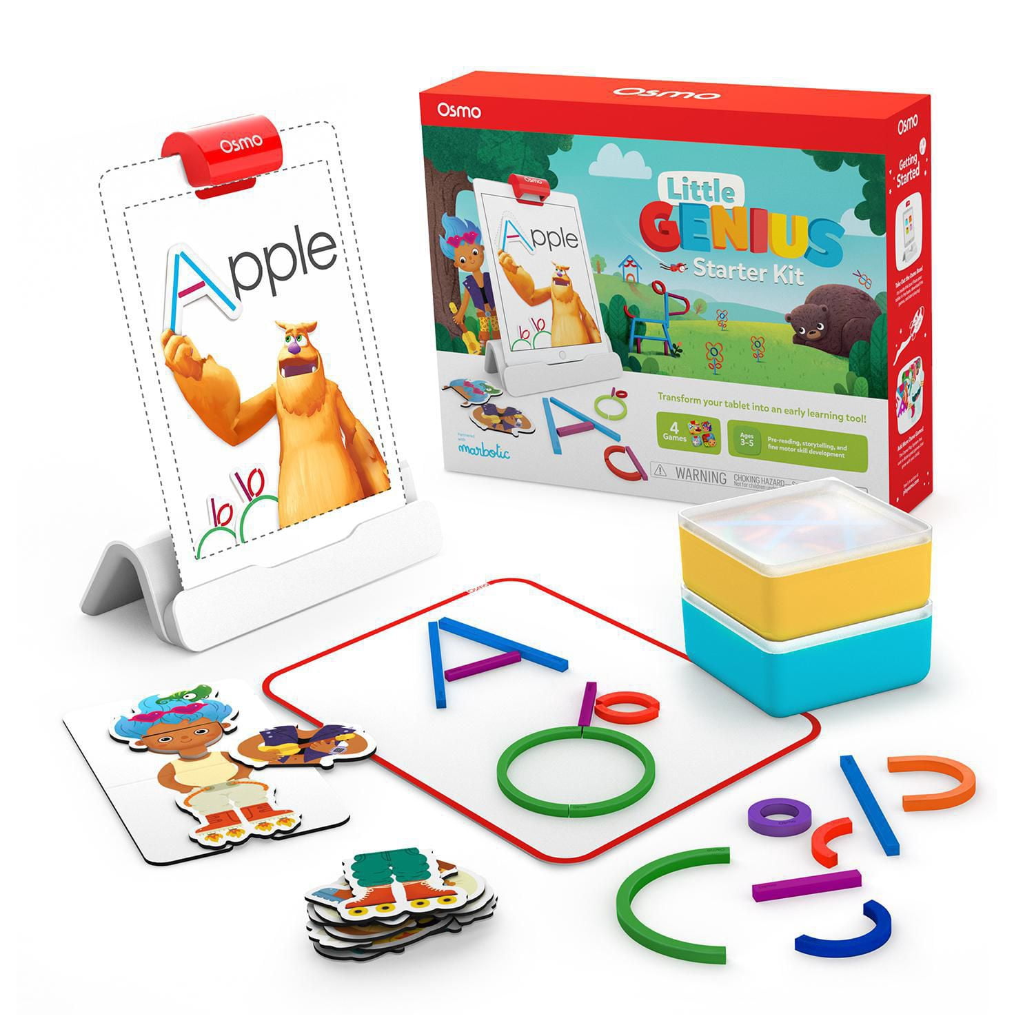 OSMO Genius Starter Kit（新品未使用・未開封） Osmo Little Genius Starter Kit for iPad: 4 Educational Games