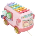 thumbnail image 4 of Musical Bus Toy, 3D Blocks Music Bus Xylophone  For Outdoor For Kids Red,Green, 4 of 8