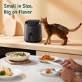 thumbnail image 4 of COSORI 2.1 Qt Mini Air Fryer, Gray - 4-in-1, Space-saving, Low-noise, 4 of 5
