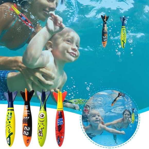 HOARBOEG Diving Underwater Swimming Colorful Pool Sink RingTraining Under Water Toy