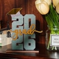 thumbnail image 1 of 2026 Graduation Season Wooden Tabletop Holiday Decorative Ornament Graduation Season Gift, 1 of 7