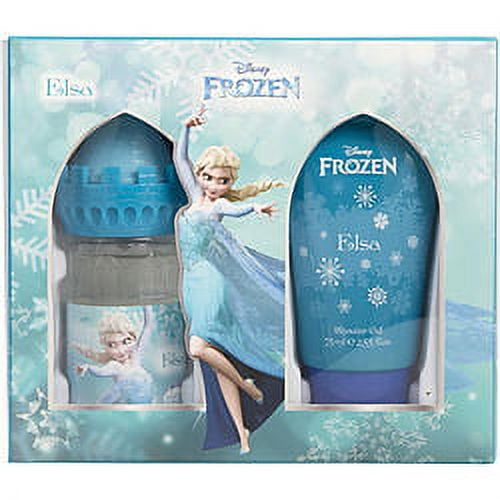 Disney 402 Frozen Elsa Castle for Women 2 Piece Set (1.7 Ounce Eau De Toilette + 2.5 Ounce Shower Gel), 4.2 ounces