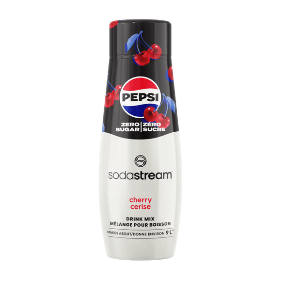 Mélange pour boisson SodaStream Pepsi®Cerise Zéro sucre