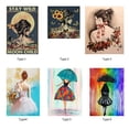 thumbnail image 4 of Generic 5D DIY Diamond Painting Kit - Elegant Girl with Umbrella Back View, 30x40cm, Multicolor Acrylic Rhinestones, Home Decor for Living Room & Bedroom, 4 of 6