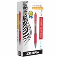 thumbnail image 2 of Zebra Pen Sarasa Gel Pens, Fine Point Pens For Adult Colouring, Smear-Proof & Ideal For Writing, Reliable Retractable Gel Pens For Kids & Adults, 12 Pk - Red Ink, 2 of 4