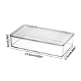 thumbnail image 3 of Storage Boxes with Lids,Transparent Mask Stationery Storage Box Office Supplies Cosmetic Storage Box Desktop Storage Acrylic Organising Box,Storage Box with Lid,Box of Masks, 3 of 9
