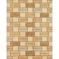 thumbnail image 1 of Ahgly Company Indoor Rectangle Abstract Orange Abstract Area Rugs, 8' x 12', 1 of 6