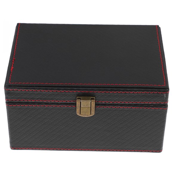 OUNONA Multi Use Faraday Box for Car Keys Phones Carbon Fiber Large Organizer Black