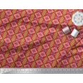 thumbnail image 3 of Soimoi Silk Fabric Aztec Geometric Print Fabric by The Yard 42 Inch Wide, 3 of 3