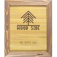 thumbnail image 1 of Rustic Wooden Picture Frame 8x12 Inch - 100% Natural Solid Eco Distressed Wood for Wall Mounting Photo Frame - Walnut, 1 of 1