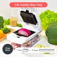 thumbnail image 4 of Fullstar Vegetable Chopper & Cutter - Slicer Dicer Spiralizer with Container for Food Veggie Onion Cucumber Tomato Salad Potato F, 4 of 8