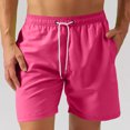 thumbnail image 1 of Styesk Mens Shorts Man Casual Sports Speed-Dry Running Mesh Zipper Pocket Drawstring Shorts, 1 of 6